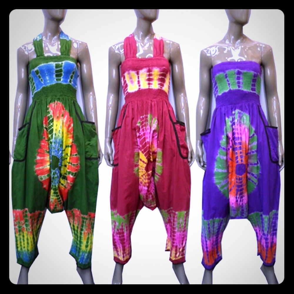 Tie-dyed Jumpsuit / Romper